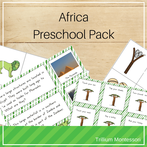 Africa Preschool Pack - Trillium Montessori