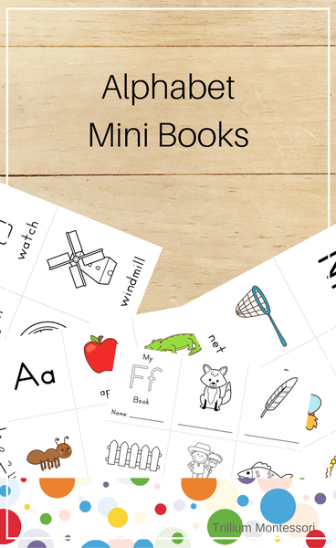 Mini Alphabet Books - Trillium Montessori