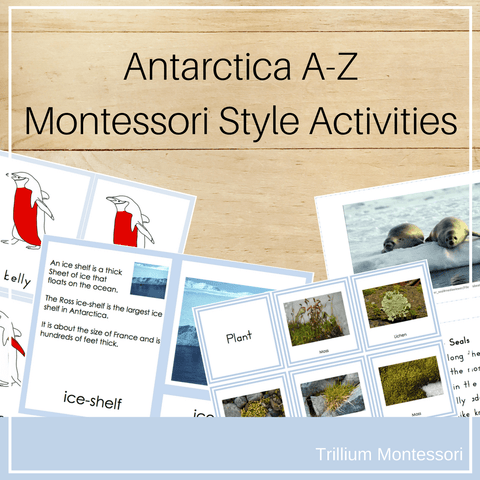 Antarctica A-Z Montessori Pack - Trillium Montessori