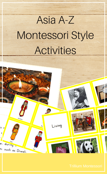 Asia A - Z Montessori Pack - Trillium Montessori
