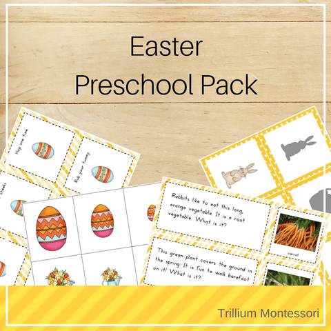 Easter Preschool Pack - Trillium Montessori