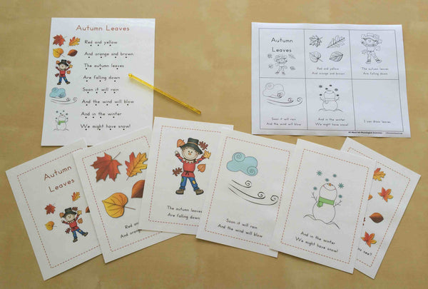 All About Fall Phonological Awareness Pack - Trillium Montessori