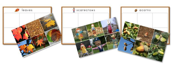 All About Fall Preschool Pack - Trillium Montessori
