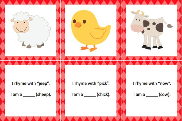 On the Farm Phonological Awareness Pack - Trillium Montessori