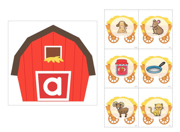 On the Farm Phonological Awareness Pack - Trillium Montessori