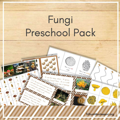 Fungi Preschool Pack
