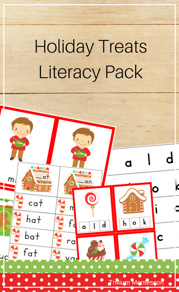 Holiday Treats Literacy Activities - Trillium Montessori