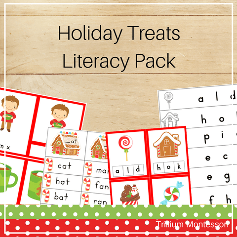 Holiday Treats Literacy Activities - Trillium Montessori