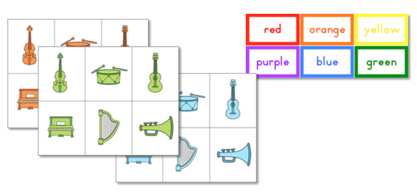 Musical Instruments Preschool Pack - Trillium Montessori