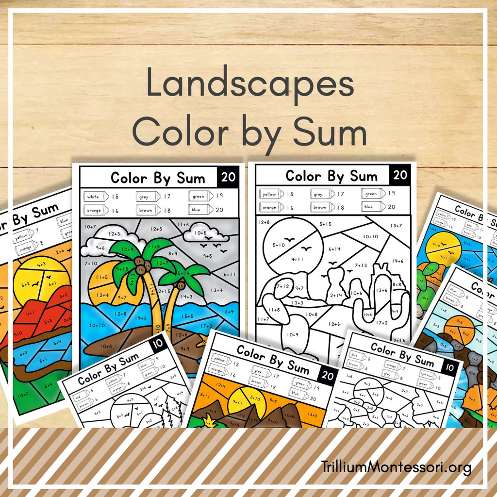 Landscapes Color by Sum