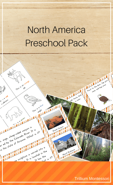 North America Preschool Pack - Trillium Montessori