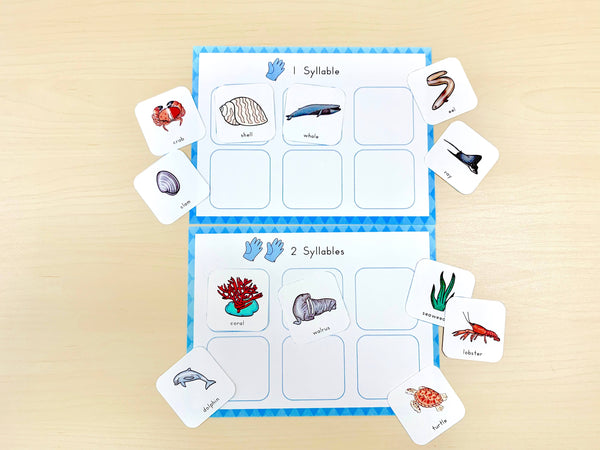 Oceans: Phonological Awareness - Trillium Montessori