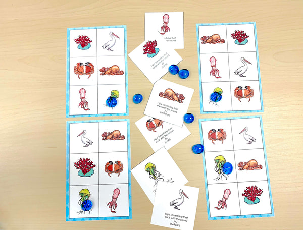 Oceans: Phonological Awareness - Trillium Montessori