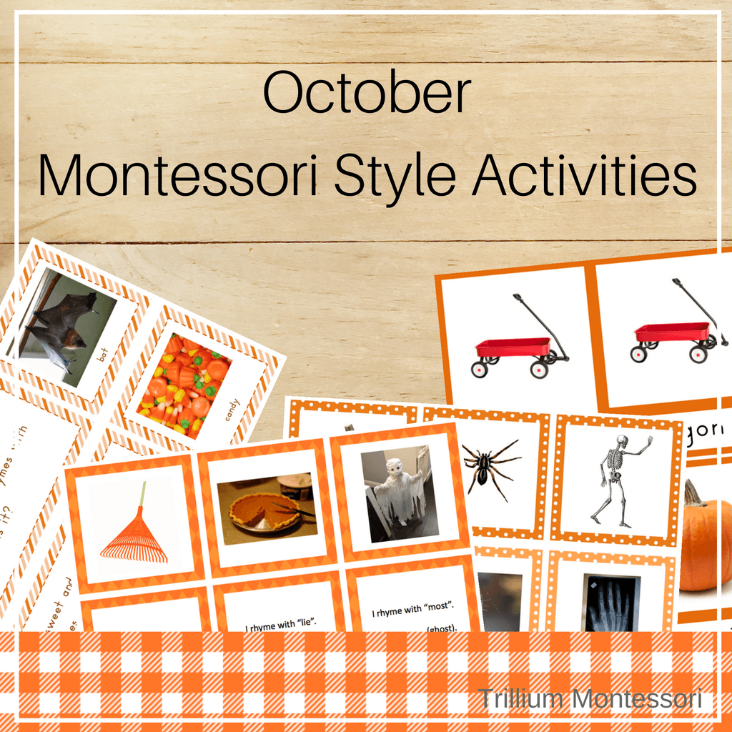Montessori Style Activities for October - Trillium Montessori