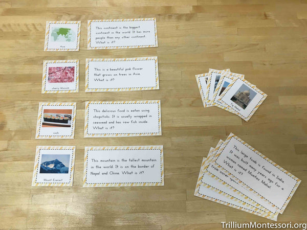 Asia Preschool Pack - Trillium Montessori