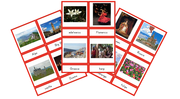 Europe A-Z Montessori Pack - Trillium Montessori