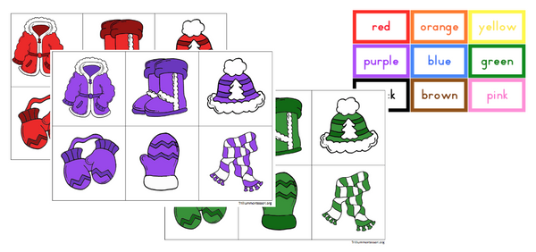 January Preschool Pack - Trillium Montessori