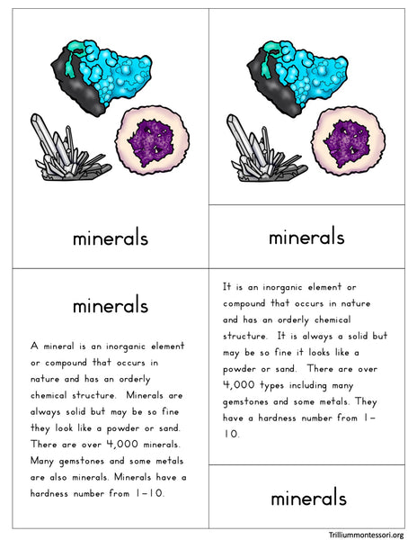 The Rock Cycle Mini Book