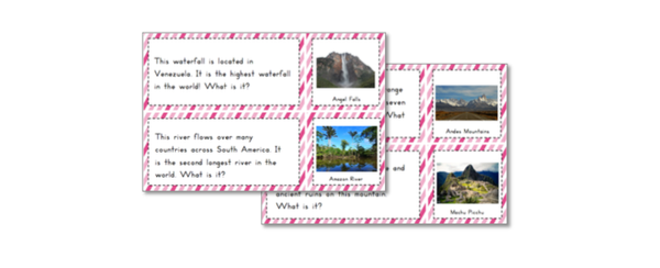 South America Preschool Pack - Trillium Montessori