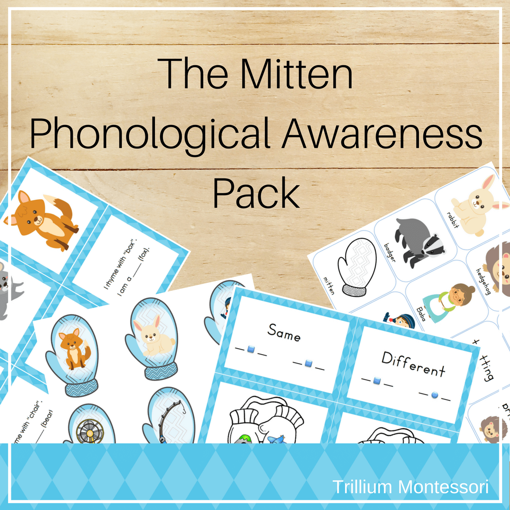 The Mitten- Phonological Awareness Activities - Trillium Montessori