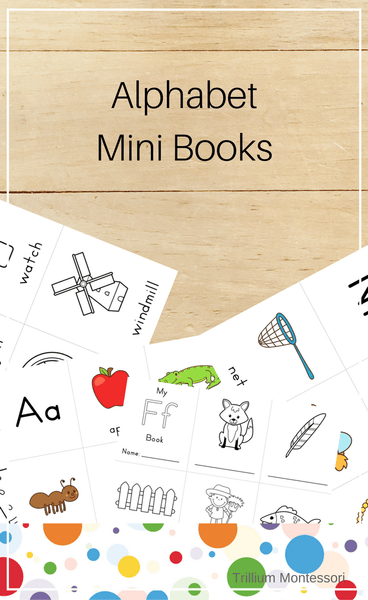 Mini Alphabet Books - Trillium Montessori