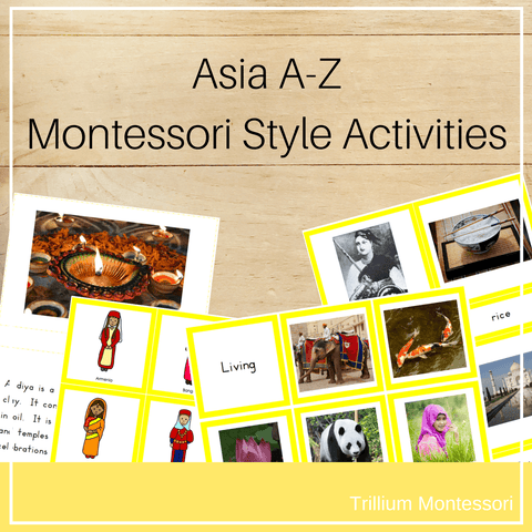 Asia A - Z Montessori Pack - Trillium Montessori