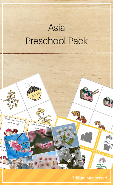 Asia Preschool Pack - Trillium Montessori