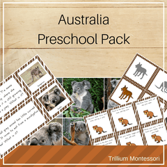 Australia and Oceania Preschool Pack