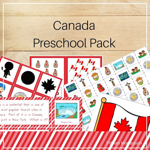 Canada Preschool Pack