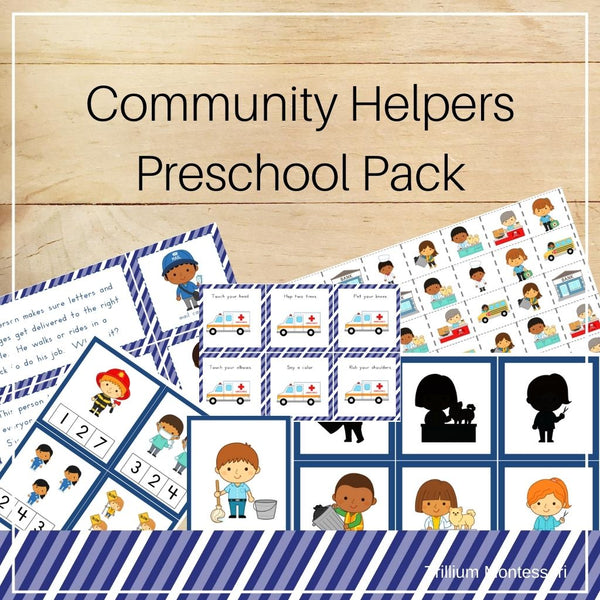 Community Helpers Preschool Pack – Trillium Montessori