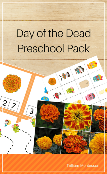 Day of the Dead Preschool Pack - Trillium Montessori