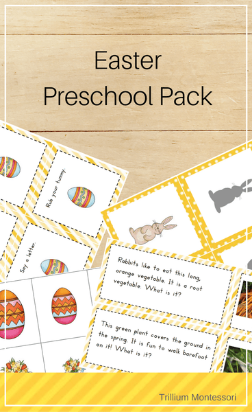 Easter Preschool Pack - Trillium Montessori