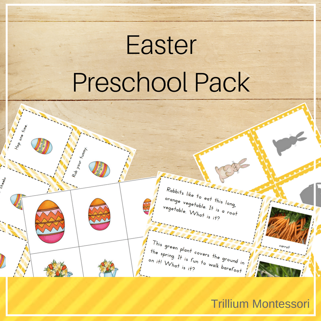 Easter Preschool Pack - Trillium Montessori