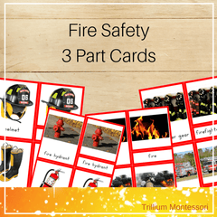 Fire Safety 3 Part Cards
