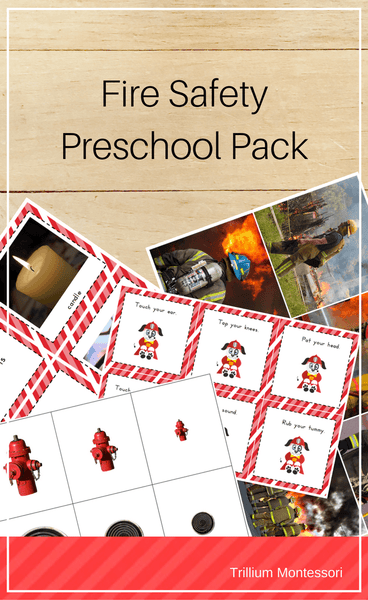 Fire Safety Preschool Pack - Trillium Montessori