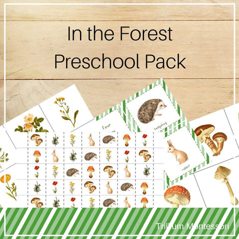 Forest Preschool Pack - Trillium Montessori
