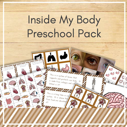 Human Body Preschool Pack