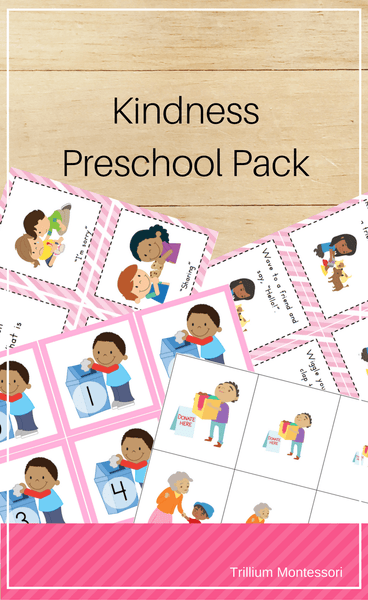 Kindness Preschool Pack - Trillium Montessori
