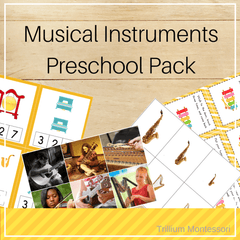 Musical Instruments Preschool Pack