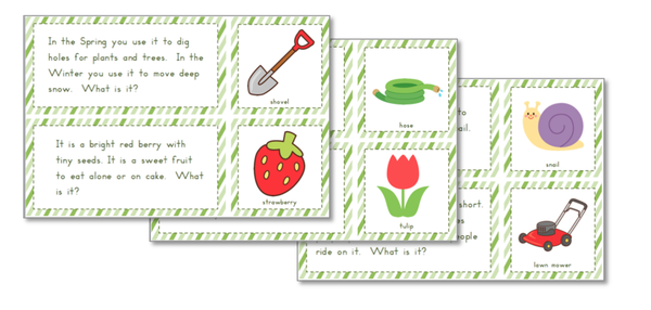 In the Garden: Preschool Pack for Spring - Trillium Montessori