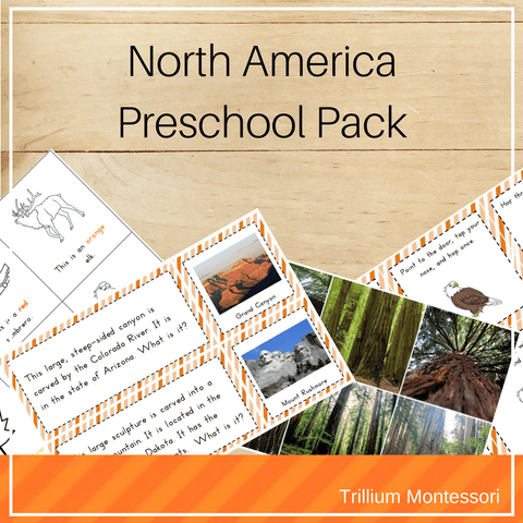 North America Preschool Pack - Trillium Montessori