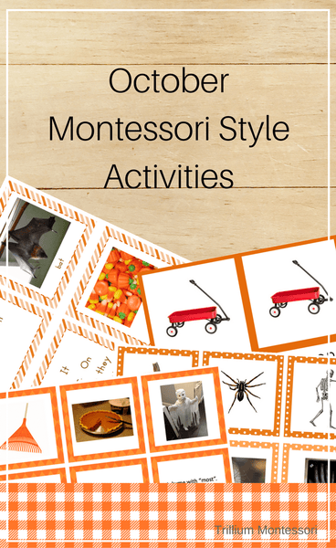 Montessori Style Activities for October - Trillium Montessori