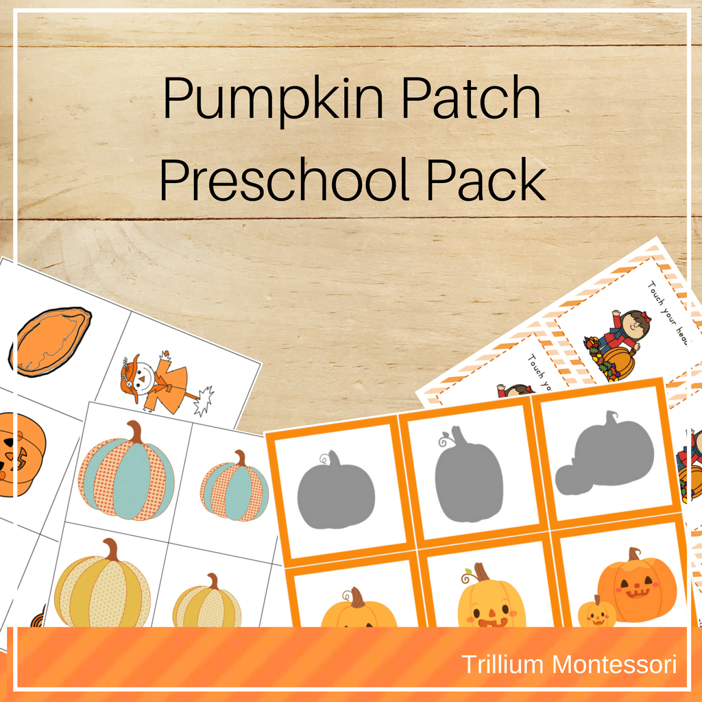 Pumpkin Patch Preschool Pack - Trillium Montessori