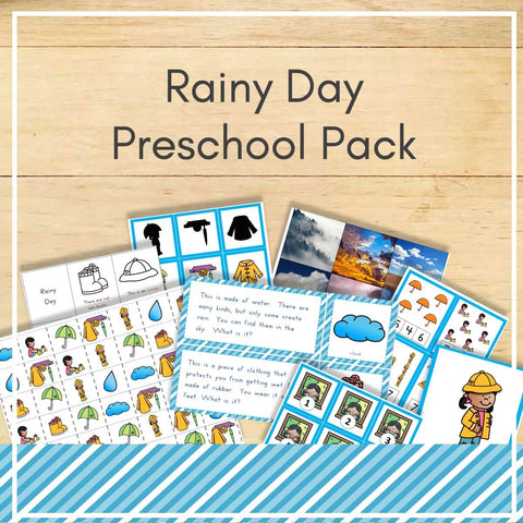 Rainy Day Preschool Pack