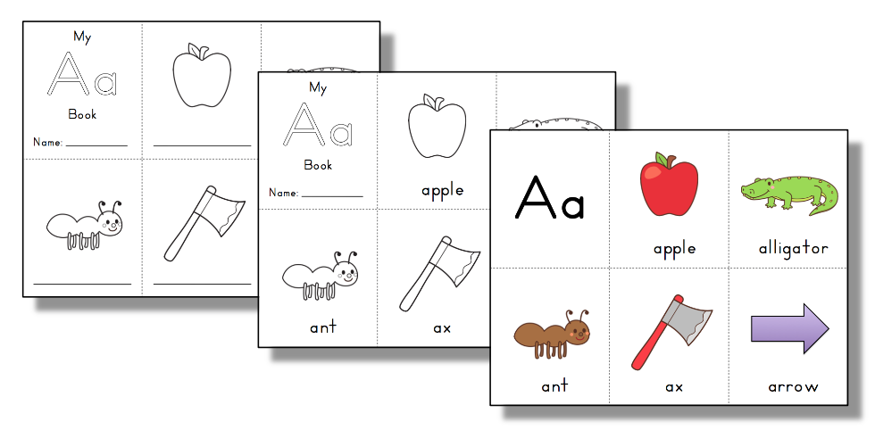 mini-alphabet-books-trillium-montessori for Free Printable Abc Mini Books Mini Alphabet Books – Trillium Montessori for Free Printable Abc Mini Books