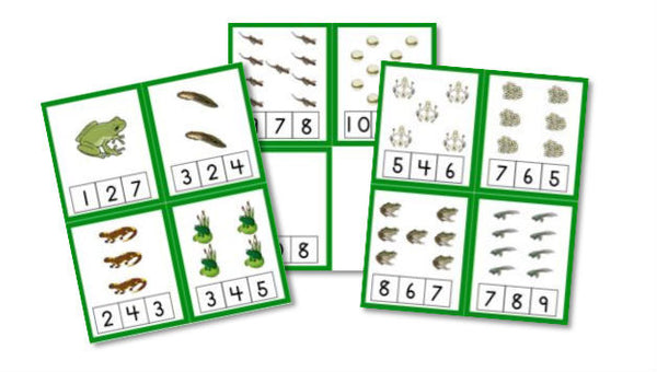 Frogs/Amphibians Preschool Pack - Trillium Montessori